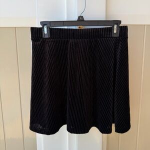Black Pleated Skirt